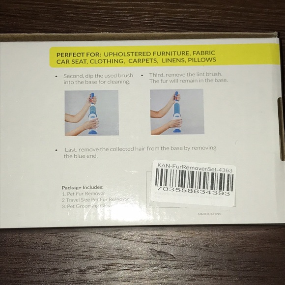 Kaala Pet Reusable Fur & Lint Remover+Travel Size Glove & Fur Remover New In Box - Picture 5 of 8